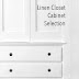 Linen Closet Cabinet Selection