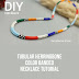 Two Different Ways to Make Color Banded Beaded Rope Necklaces